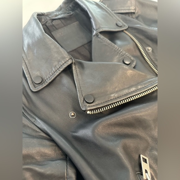 Allsaints Balfern Leather Jacket - Picture 13 of 16